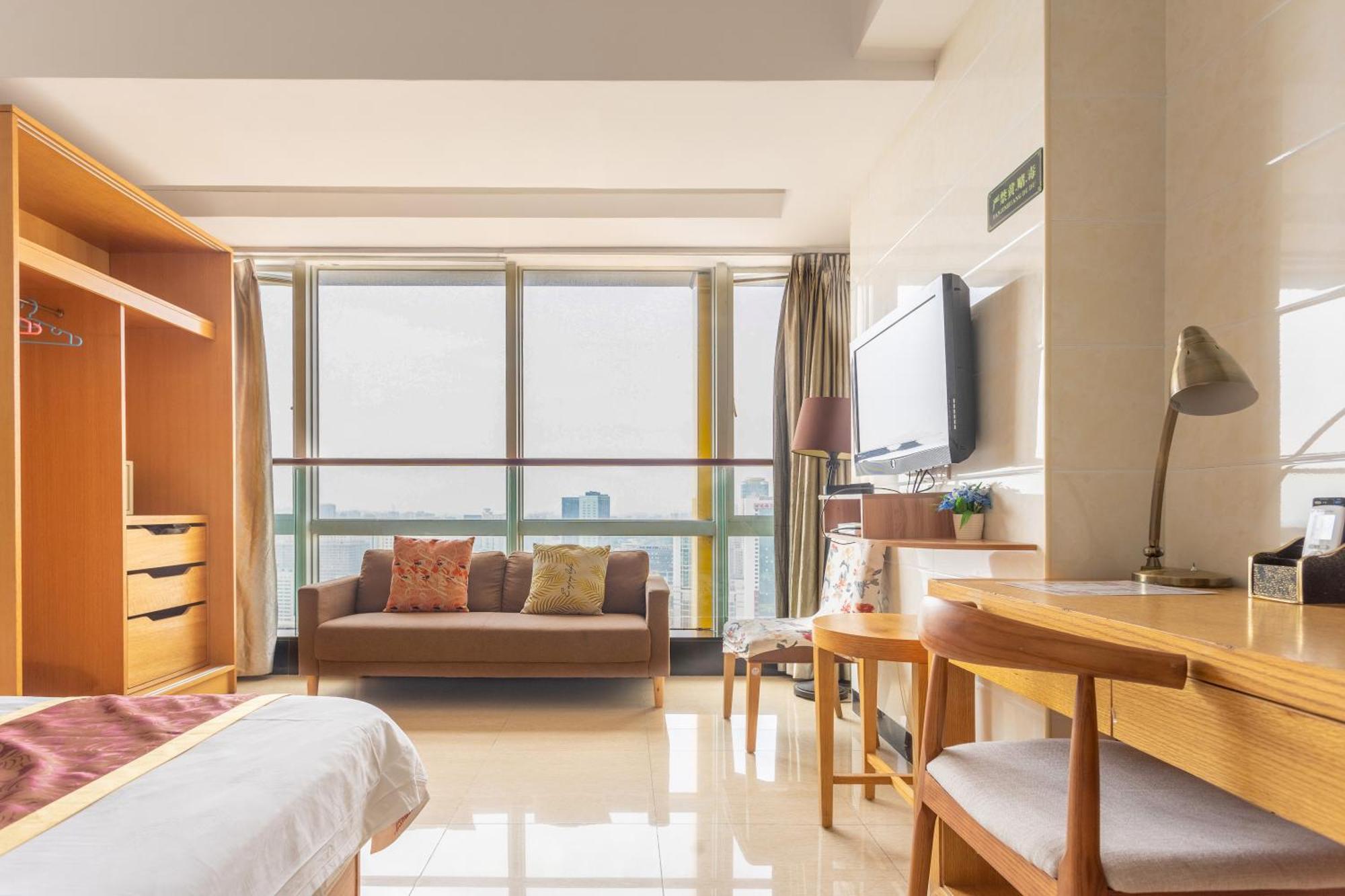 Sunny International Apartment From Beijing Road Canton Esterno foto