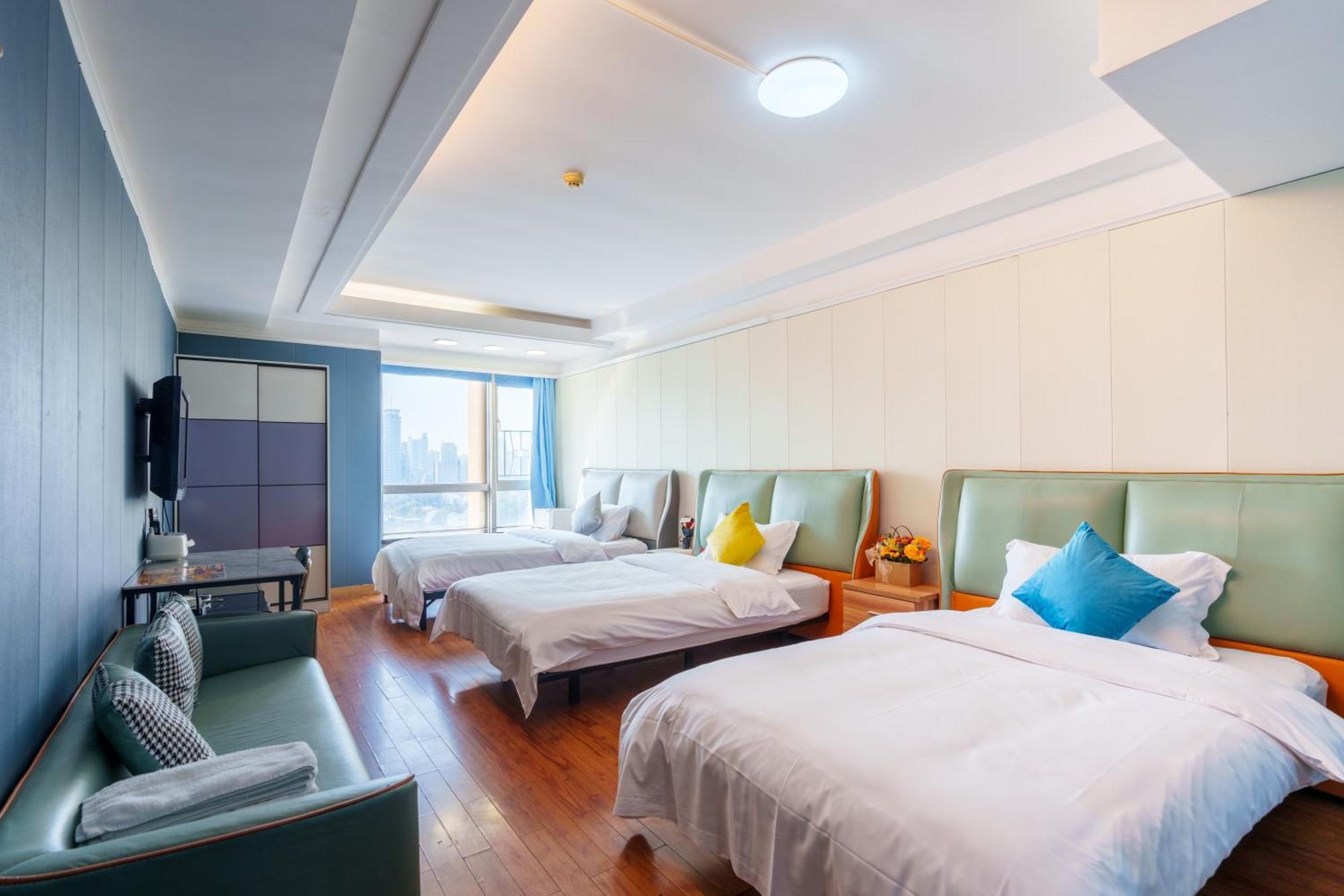 Sunny International Apartment From Beijing Road Canton Esterno foto
