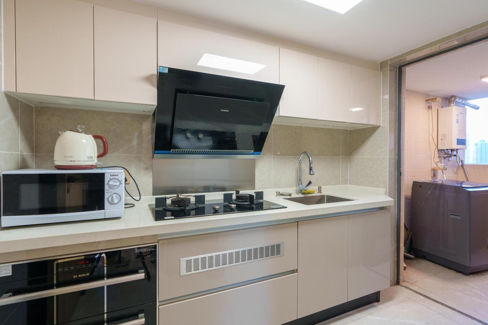Sunny International Apartment From Beijing Road Canton Esterno foto