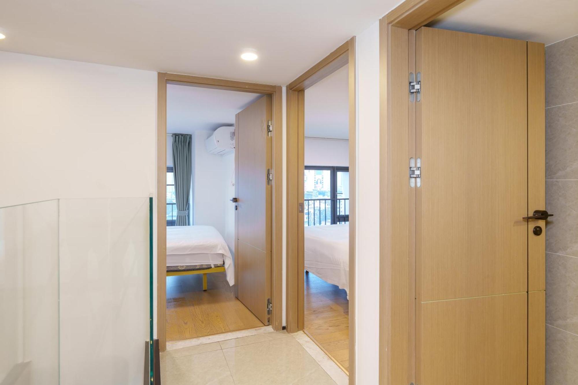 Sunny International Apartment From Beijing Road Canton Esterno foto