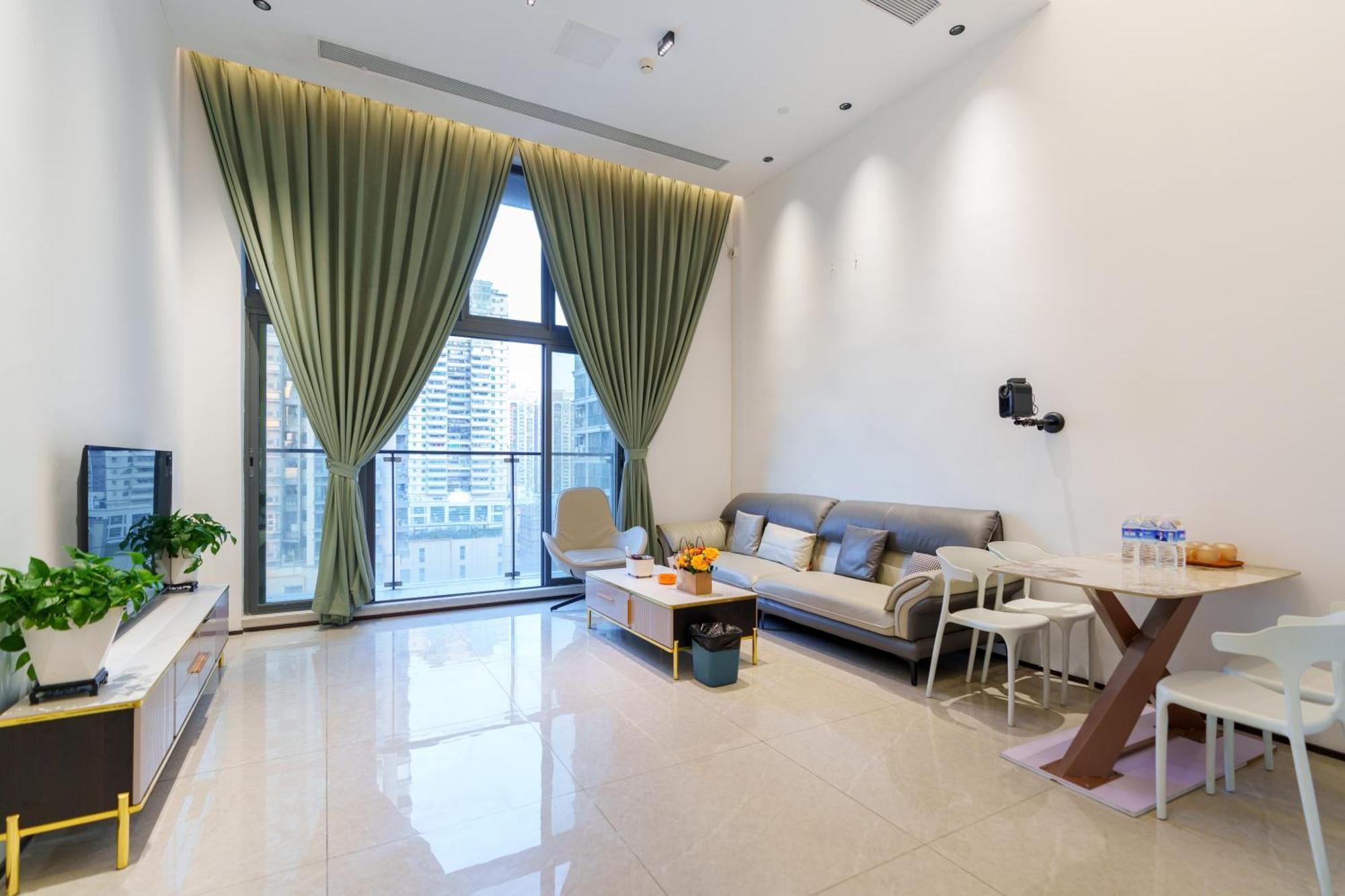 Sunny International Apartment From Beijing Road Canton Esterno foto