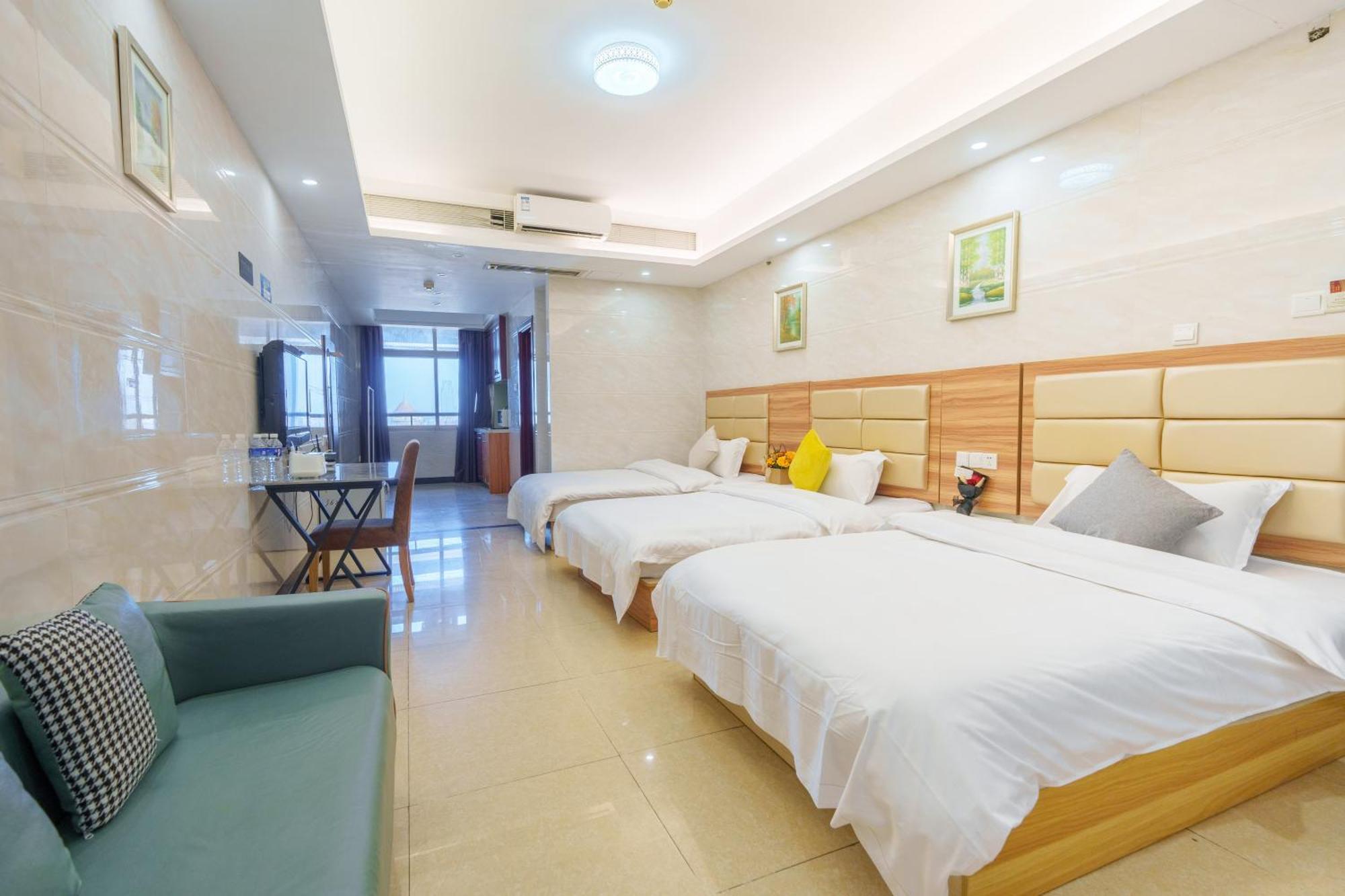 Sunny International Apartment From Beijing Road Canton Esterno foto