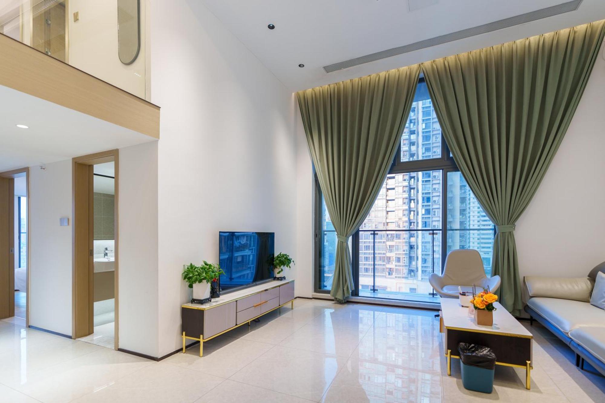Sunny International Apartment From Beijing Road Canton Esterno foto