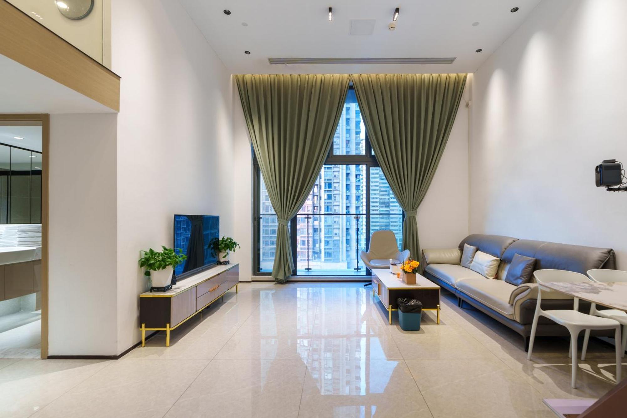 Sunny International Apartment From Beijing Road Canton Esterno foto