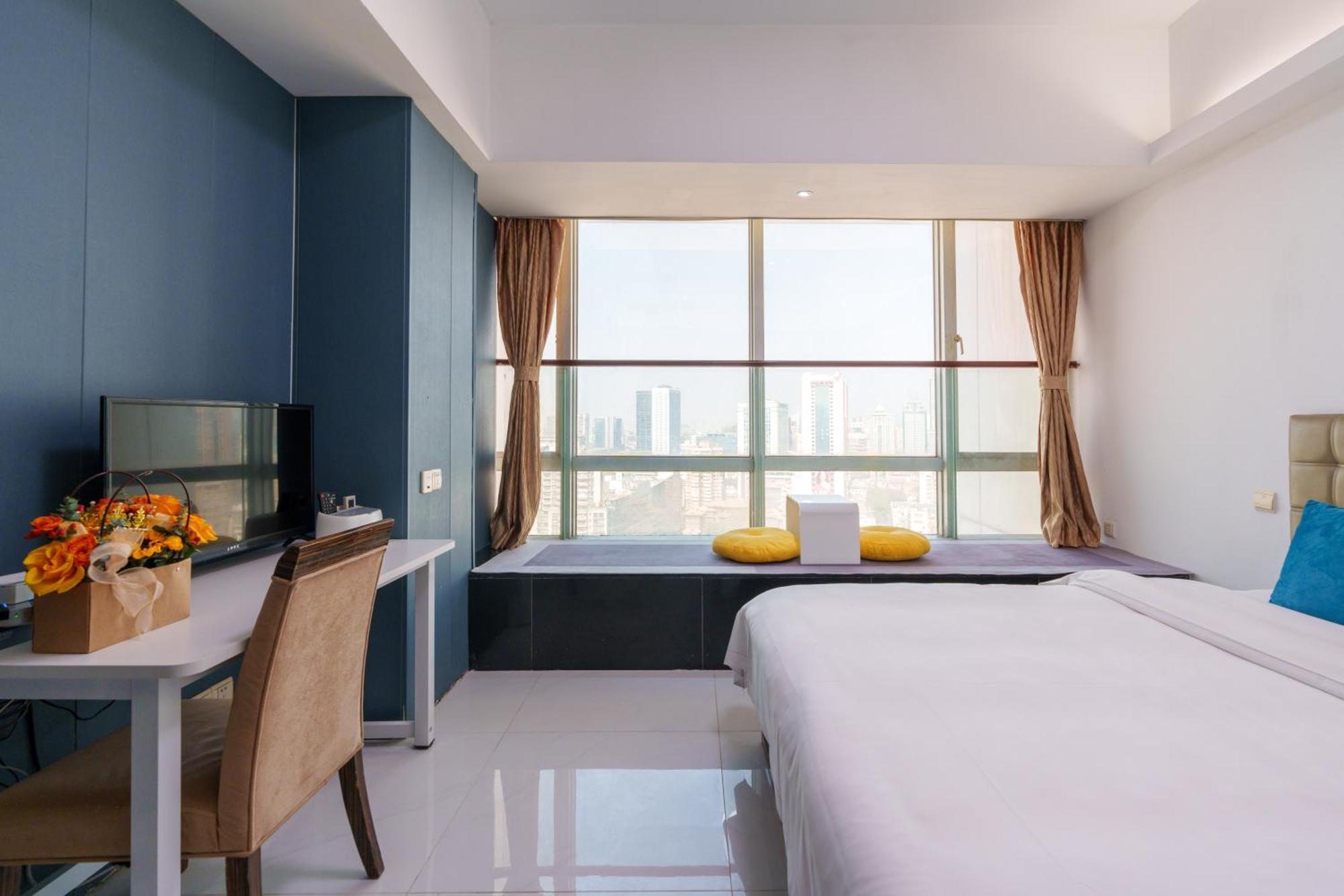 Sunny International Apartment From Beijing Road Canton Esterno foto