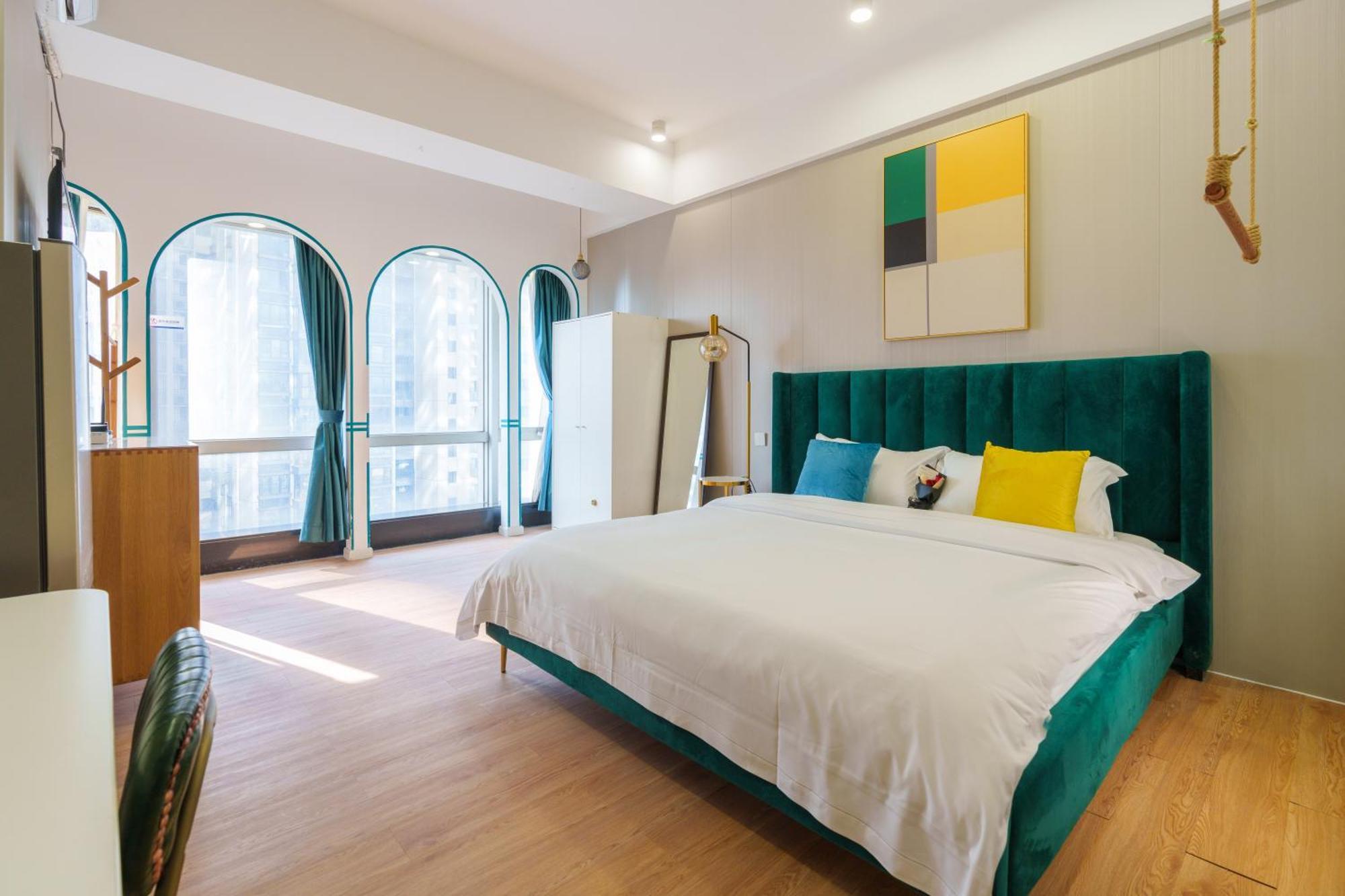 Sunny International Apartment From Beijing Road Canton Esterno foto