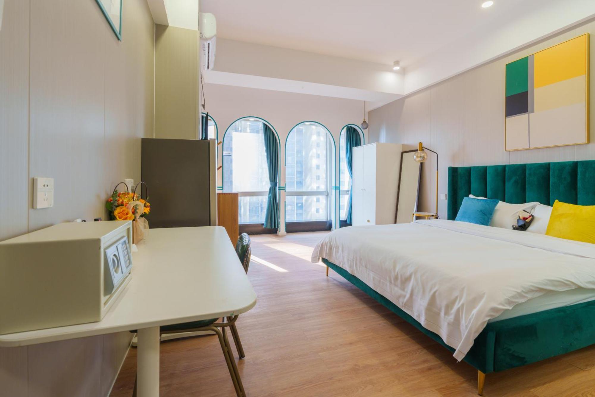 Sunny International Apartment From Beijing Road Canton Esterno foto